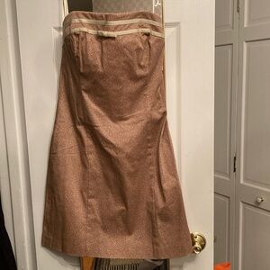 Strapless, short dress